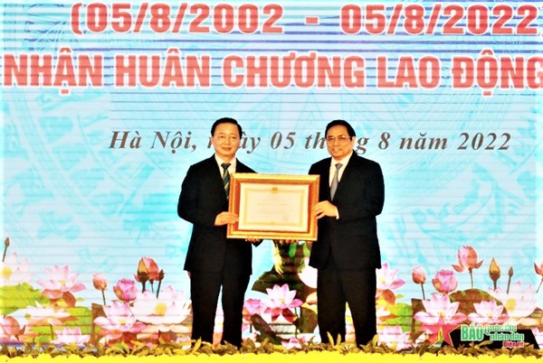 Thủ tướng Chính phủ Phạm Minh Chính dự Lễ Kỷ niệm 20 năm thành lập Bộ Tài nguyên và Môi trường