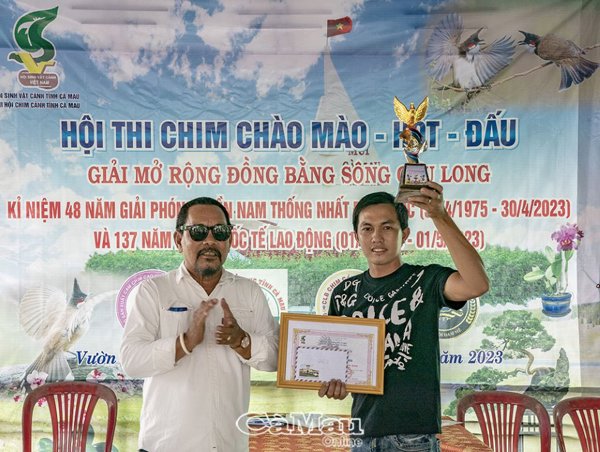 Hấp dẫn hội thi chim chào mào đấu - hót tại Vườn Quốc gia U Minh Hạ