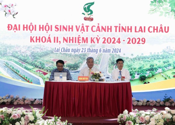 Hội Sinh vật cảnh tỉnh Lai Châu tổ chức Đại hội khóa II, nhiệm kỳ 2024-2029