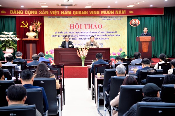  Hội thảo đề xuất giải pháp thực hiện phát triển hoa cây cảnh đến năm 2030