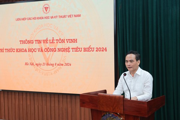 Sắp tổ chức lễ tôn vinh Tri thức khoa học và công nghệ tiêu biểu năm 2024