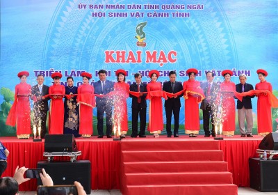 Khai mạc Triển lãm – Hội thi – Hội chợ Sinh vật cảnh tỉnh Quảng Ngãi mở rộng năm 2025