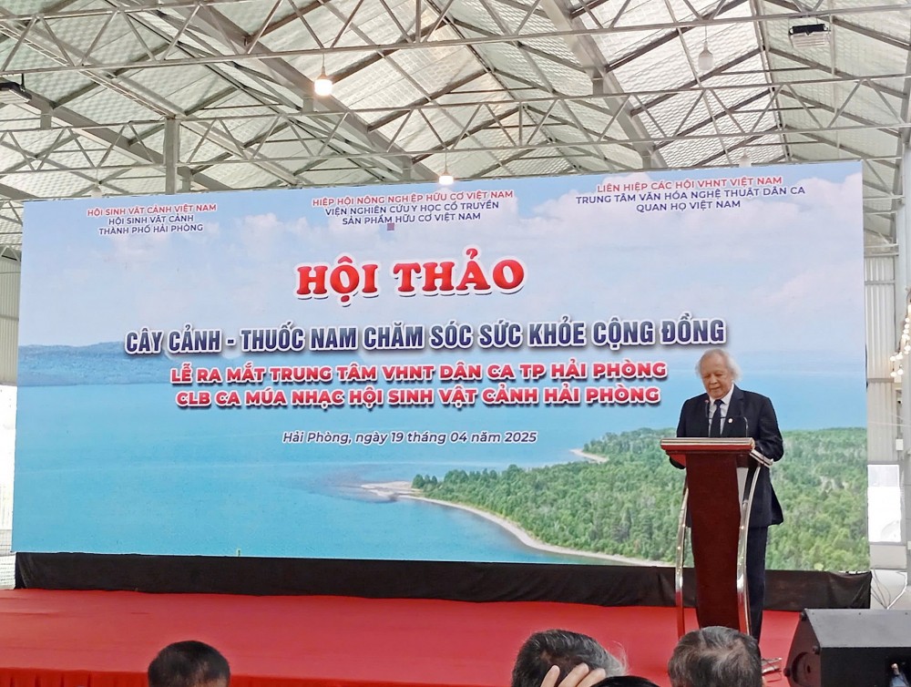 Hội thảo “Cây cảnh - Thuốc nam chăm sóc sức khỏe cộng đồng” tại Hải Phòng