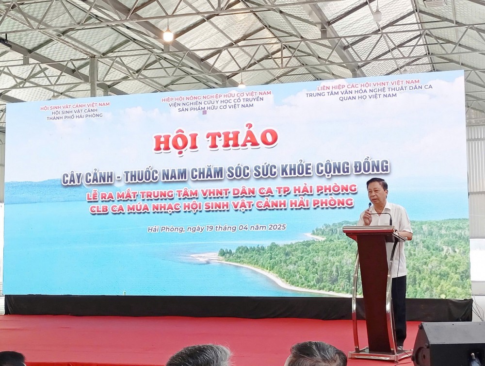 Hội thảo “Cây cảnh - Thuốc nam chăm sóc sức khỏe cộng đồng” tại Hải Phòng