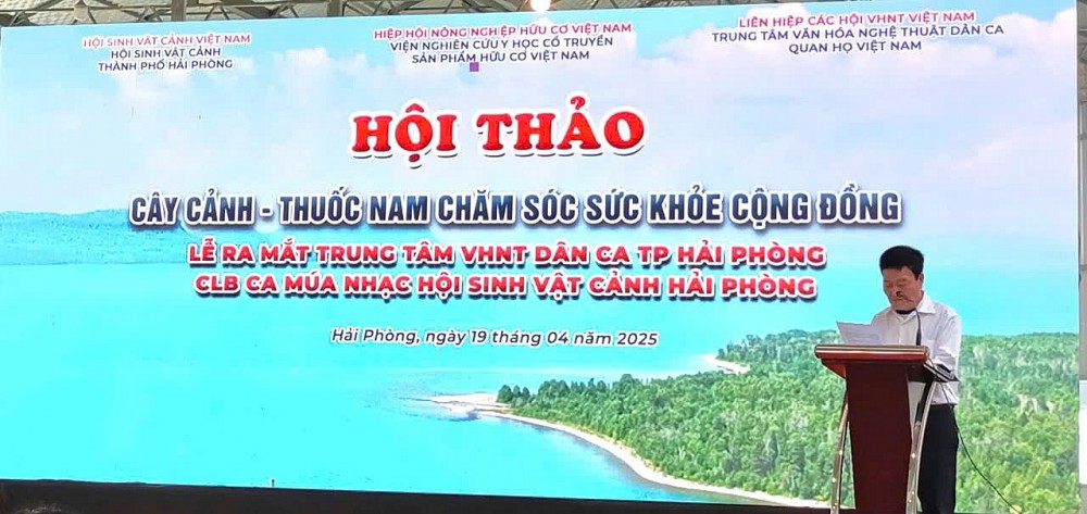 Hội thảo “Cây cảnh - Thuốc nam chăm sóc sức khỏe cộng đồng” tại Hải Phòng