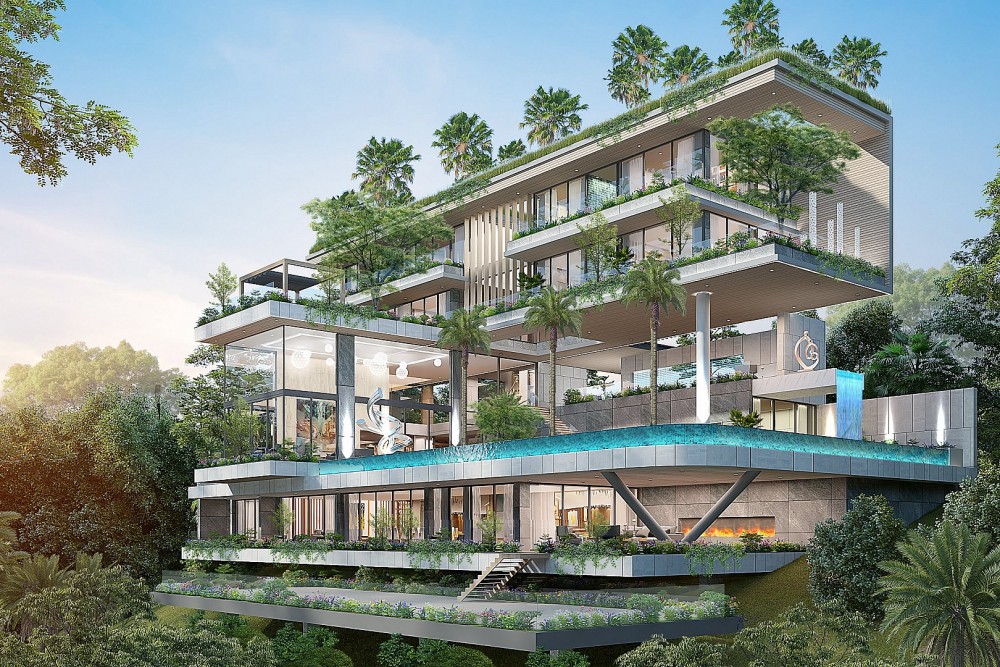 Flamingo Majestic Islands Resort: Biểu tượng không gian nghỉ dưỡng xanh tại hồ Núi Cốc
