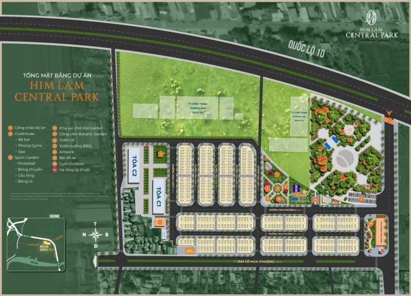 Dự án Him Lam Central Park An Hồng: Tạo ra khu đô thị xanh, không gian sống xanh