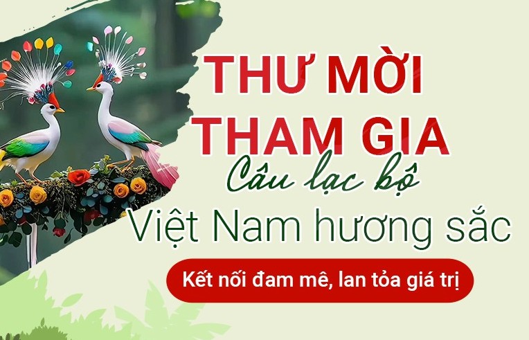 Thư mời tham gia CLB Việt Nam hương sắc