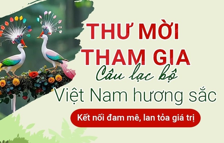 Thư mời tham gia CLB Việt Nam hương sắc