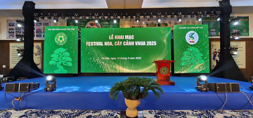 Festival hoa, cây cảnh VNUA 2025: Diễn đàn kết nối và hội tụ tinh hoa sinh vật cảnh