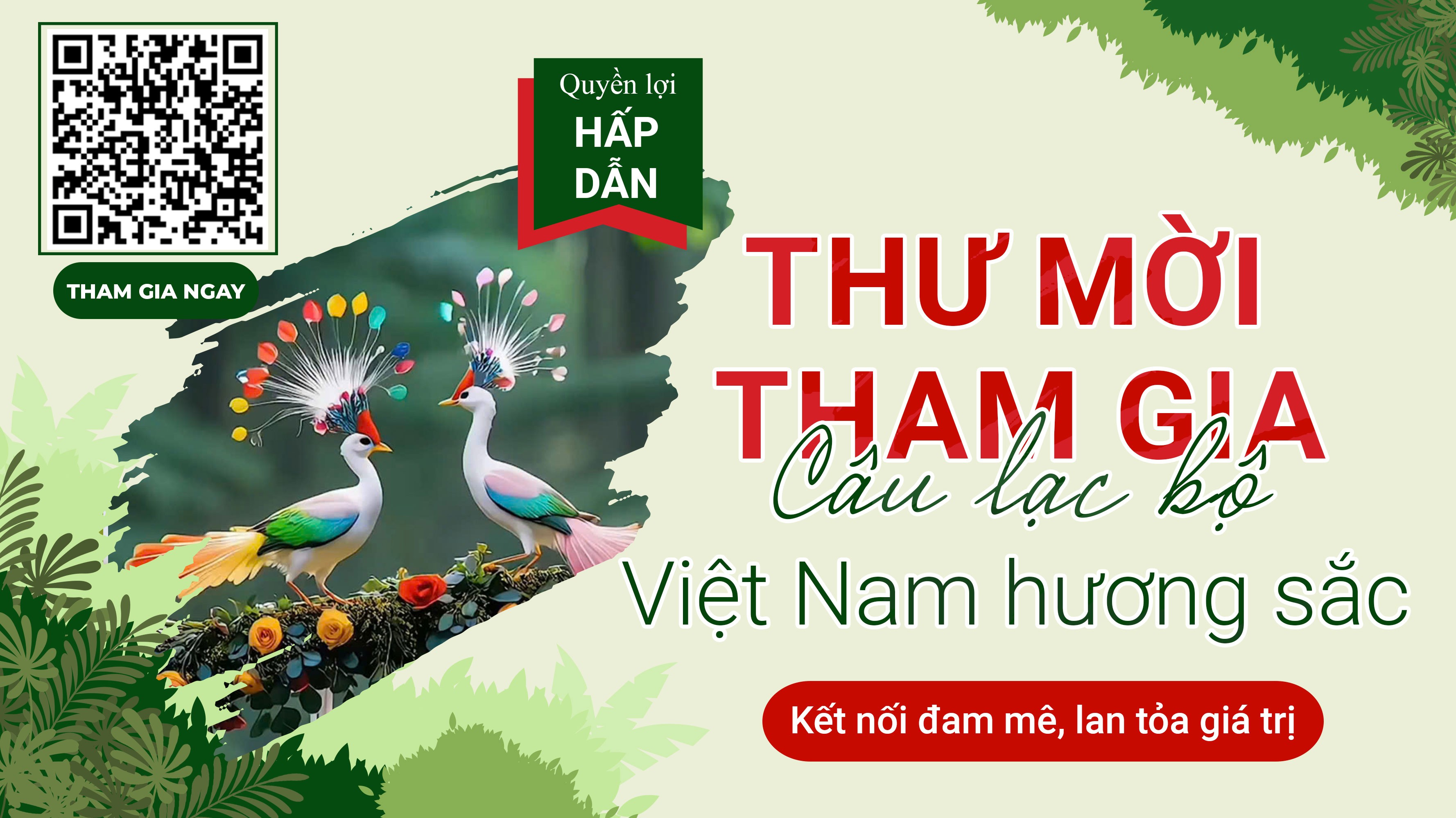 Thư mời tham gia CLB Việt Nam hương sắc