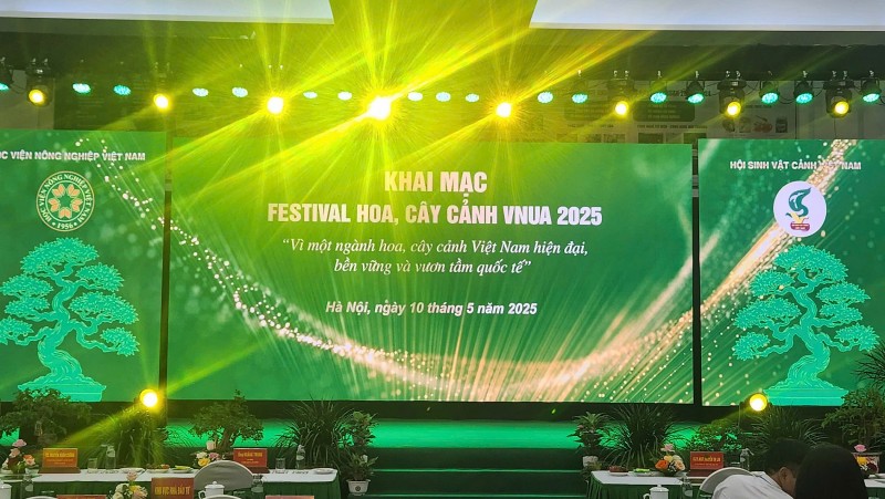Festival hoa cây cảnh VNUA 2025: Sự kiện nổi bật tại Học viện Nông nghiệp Việt Nam