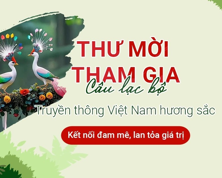 Thư mời tham gia CLB Truyền thông Việt Nam hương sắc
