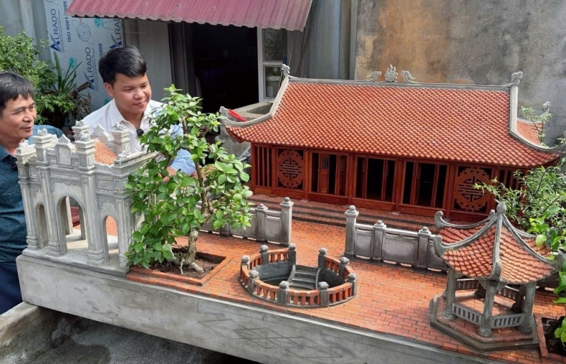 Chàng trai Nam Định mang ký ức làng quê Bắc Bộ đi muôn nơi qua mô hình nhà cổ
