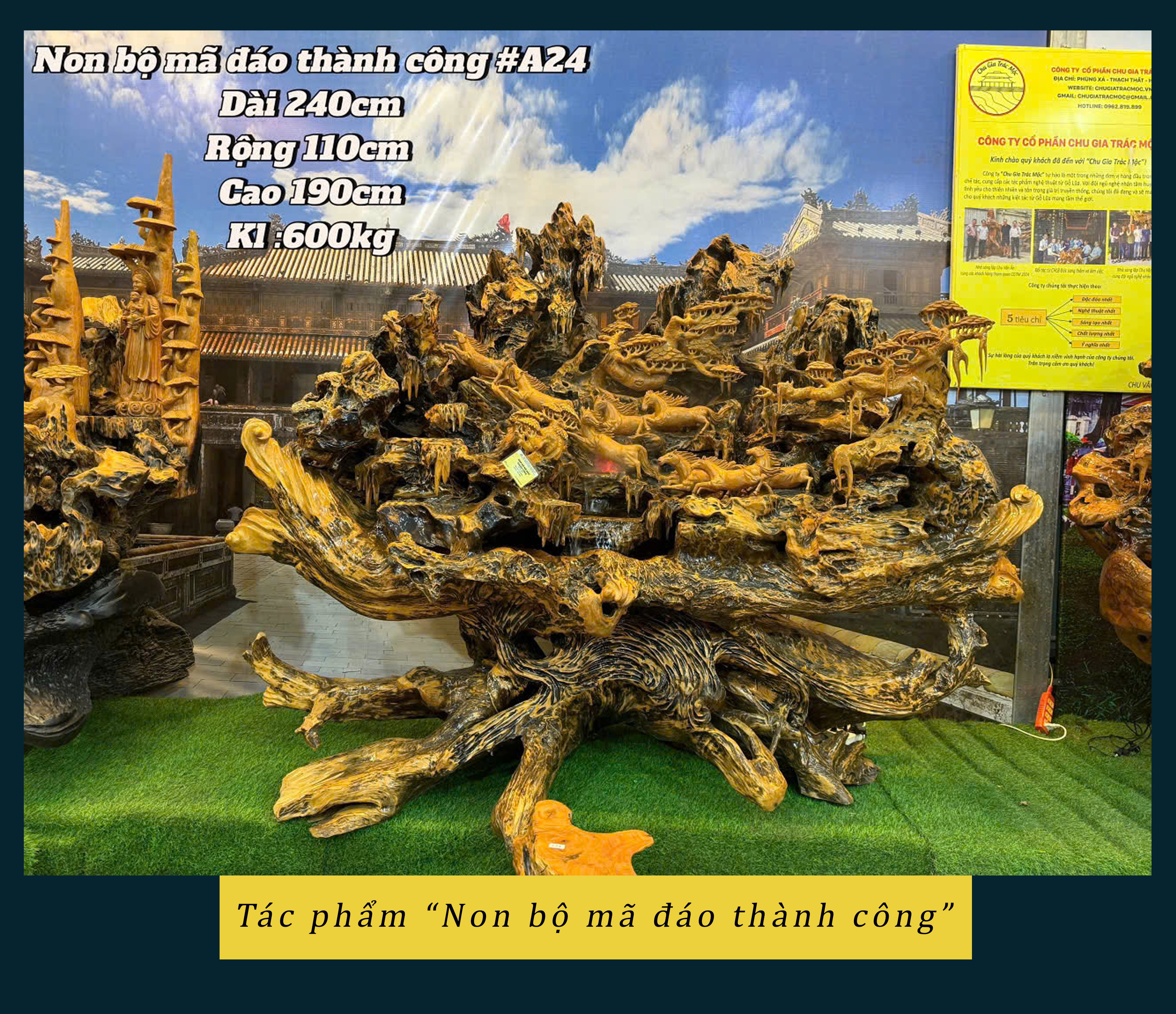Gỗ lũa ngàn năm - Hành trình tái sinh văn hoá qua bàn tay nghệ nhân Việt