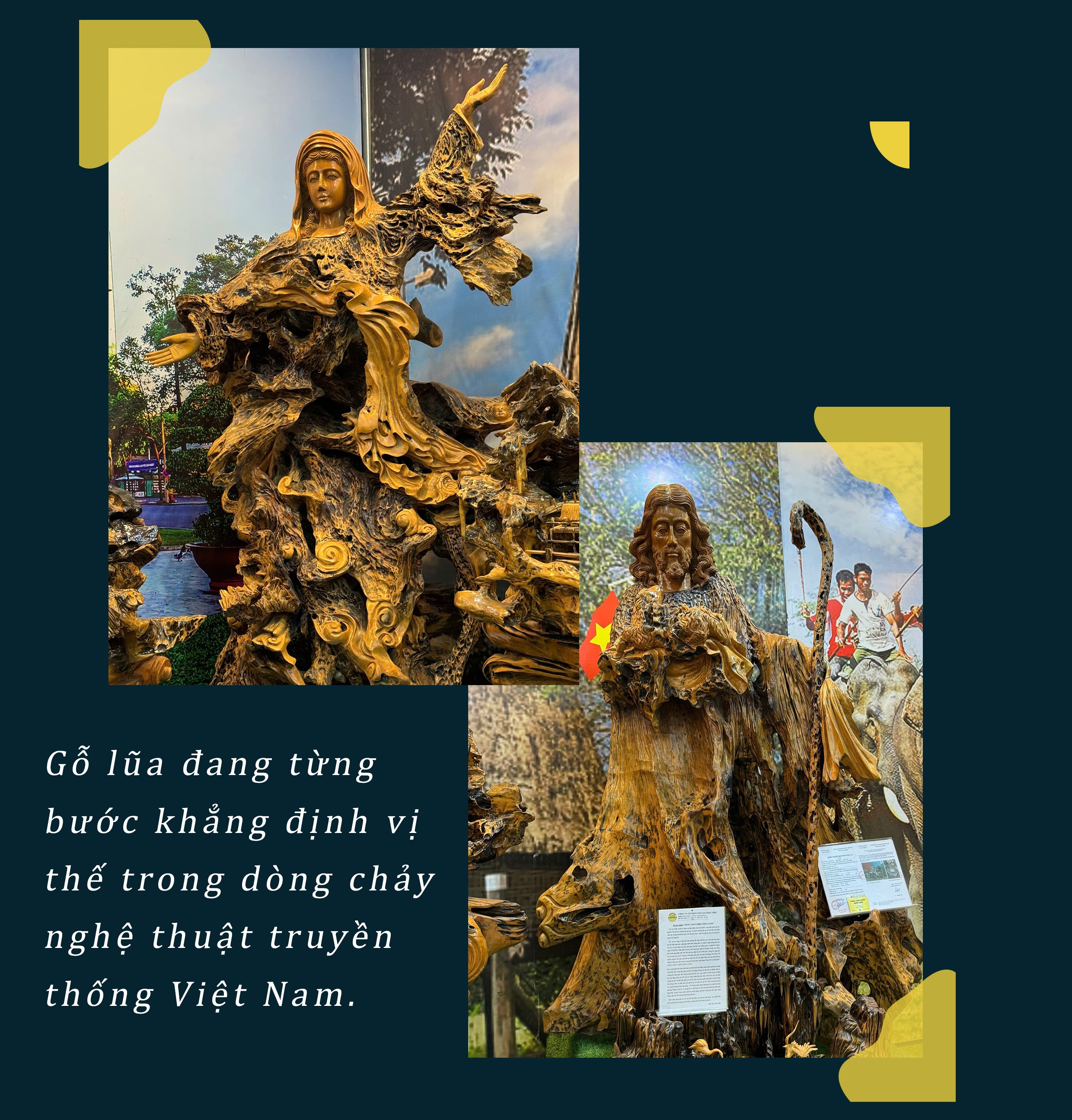 Gỗ lũa ngàn năm - Hành trình tái sinh văn hoá qua bàn tay nghệ nhân Việt
