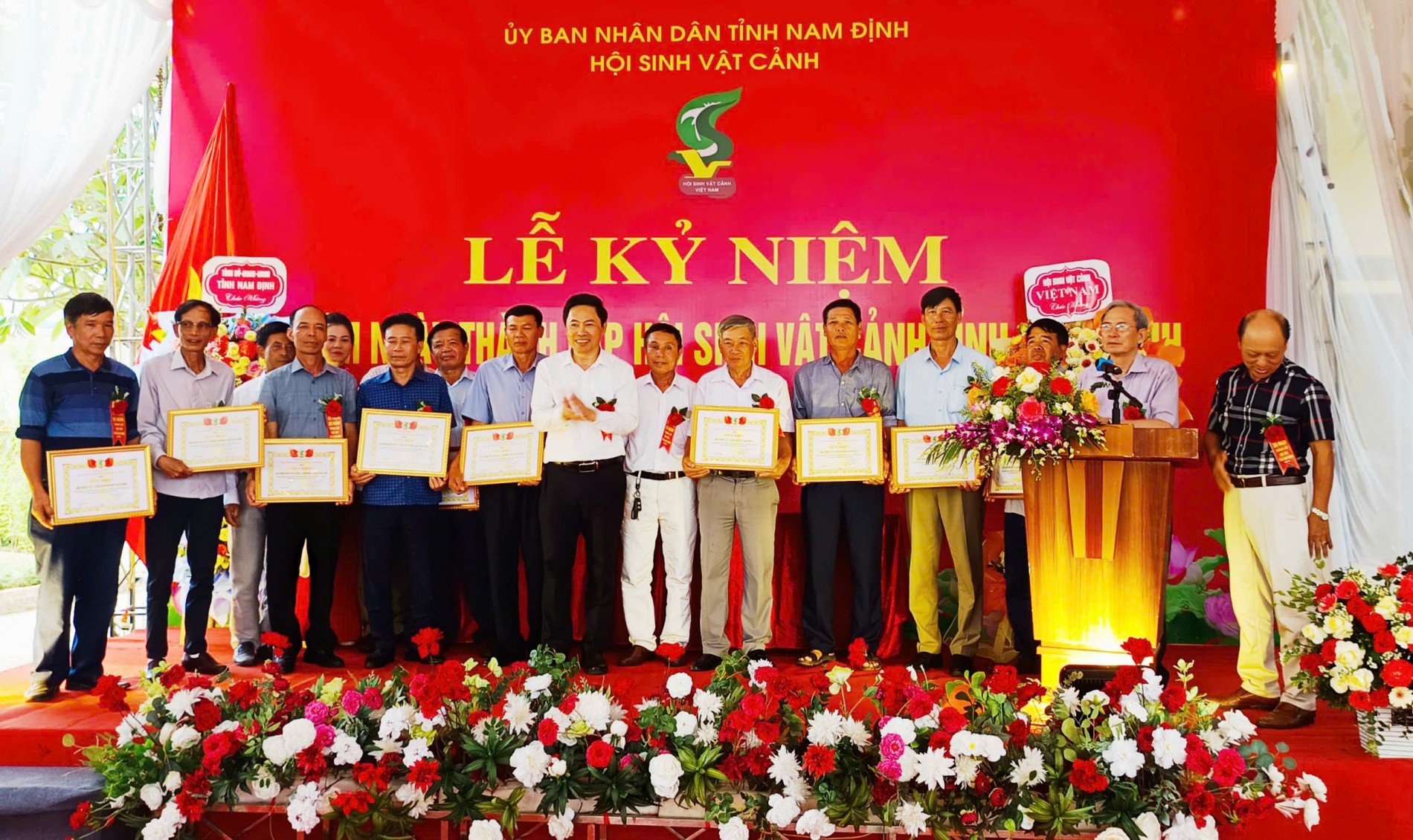 Đình Vị Khê đón sự kiện lớn: Chào mừng Lễ kỷ niệm 35 năm thành lập Hội Sinh vật cảnh tỉnh Nam Định
