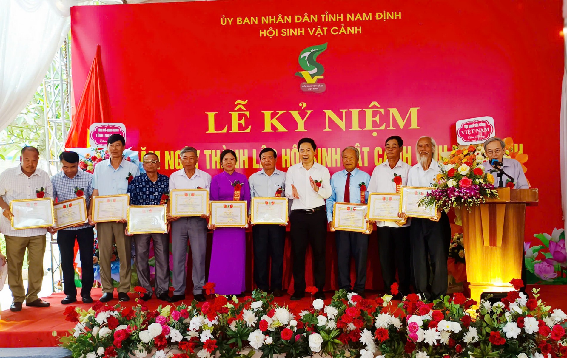 Đình Vị Khê đón sự kiện lớn: Chào mừng Lễ kỷ niệm 35 năm thành lập Hội Sinh vật cảnh tỉnh Nam Định