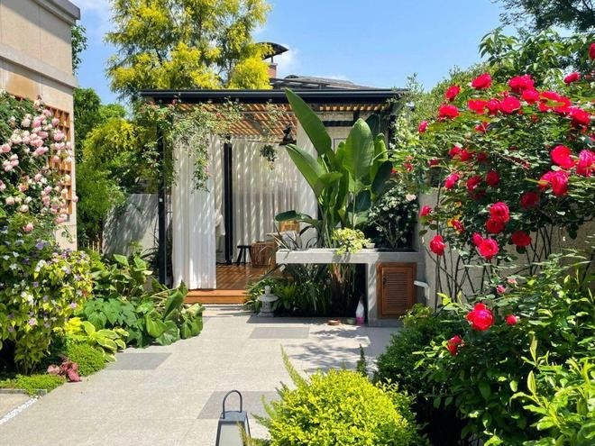 Lạc bước giữa khu vườn tầng trệt xanh mát như công viên
