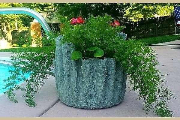 Cách làm bồn, chậu cảnh bằng xỉ lò, vôi và xi măng đơn giản tại nhà