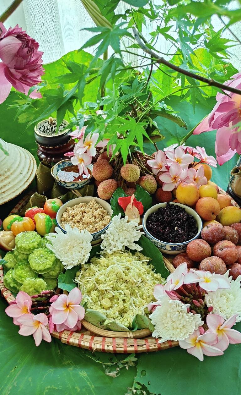 Chiêm ngưỡng mâm cúng Tết Đoan Ngọ 5/5 Âm lịch: Đẹp chuẩn truyền thống, trọn vẹn ý nghĩa