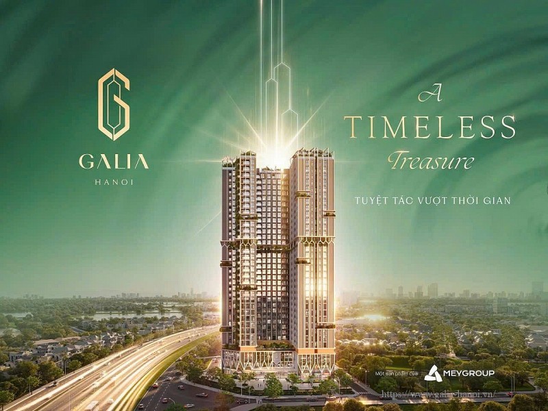 Dự án Galia Hanoi: Kiến trúc hiện đại kết hợp không gian xanh và tiện ích vượt trội