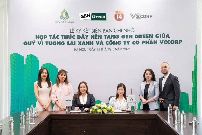 Quỹ Vì Tương Lai Xanh và VCCorp ký kết hợp tác chiến lược
