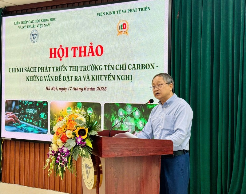 Hội thảo “Chính sách phát triển thị trường tín chỉ carbon - Những vấn đề đặt ra và khuyến nghị"