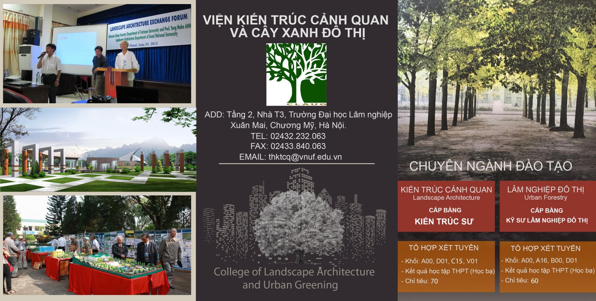 Ngành kiến trúc cảnh quan, cây xanh đô thị: Chọn một nghề xanh, sống một cuộc đời xanh