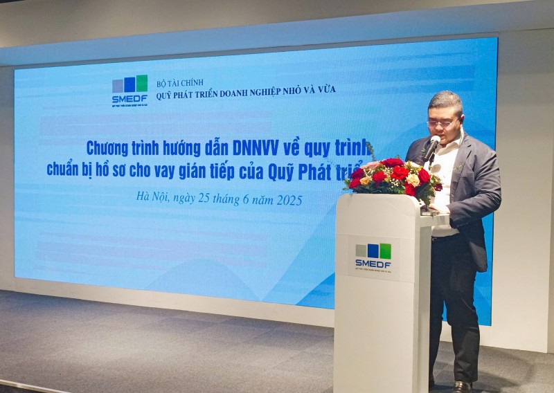 Quỹ phát triển DNNVV tổ chức tập huấn quy trình vay vốn gián tiếp tại Hà Nội