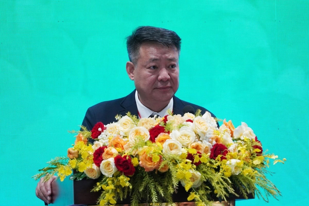 Ông Guo Wei, Tổng Thư ký Hiệp hội Công nghiệp Bảo vệ Thực vật Trung Quốc (CCPIA) phát biểu tại lễ khai mạc