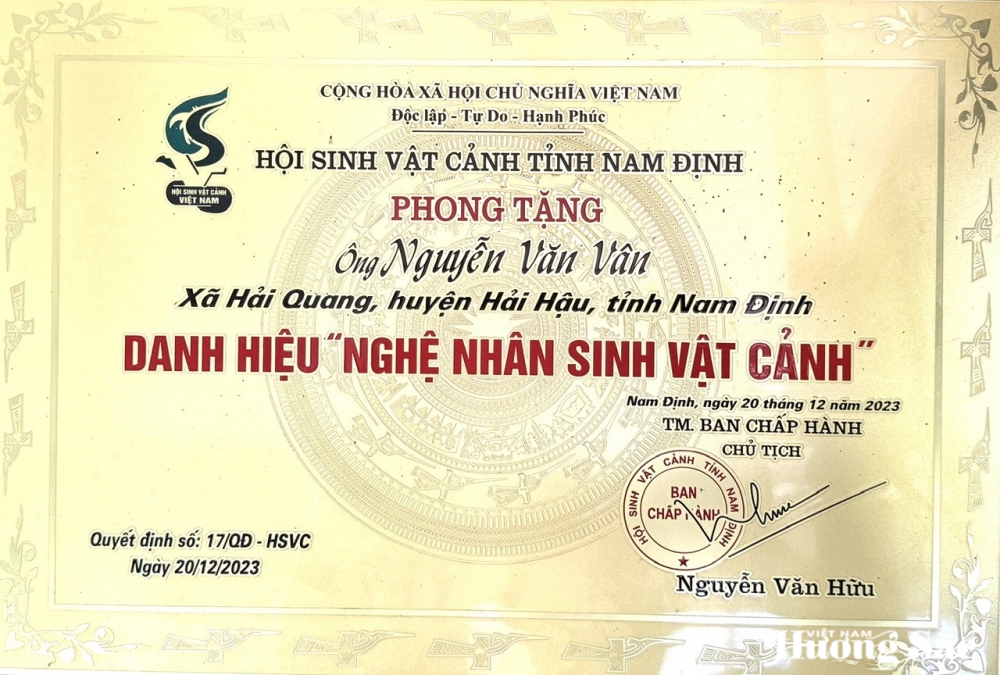 Nghệ nhân Nguyễn Văn Vân và cây xanh quê trăm tuổi: Dấu thời gian in trên gân rễ