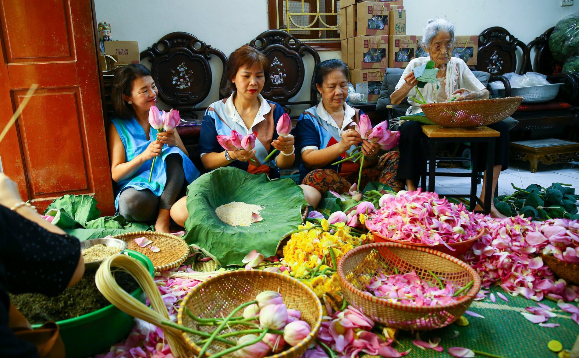 Thiên đường sen và thung lũng hoa giữa lòng Thủ đô