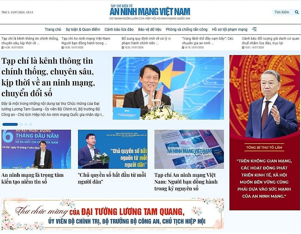Ra mắt Tạp chí An ninh mạng Việt Nam