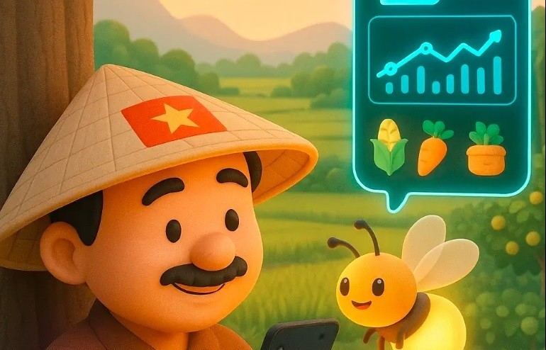 Trợ lý ảo Đom Đóm AI hỗ trợ nông dân tra cứu thông tin miễn phí