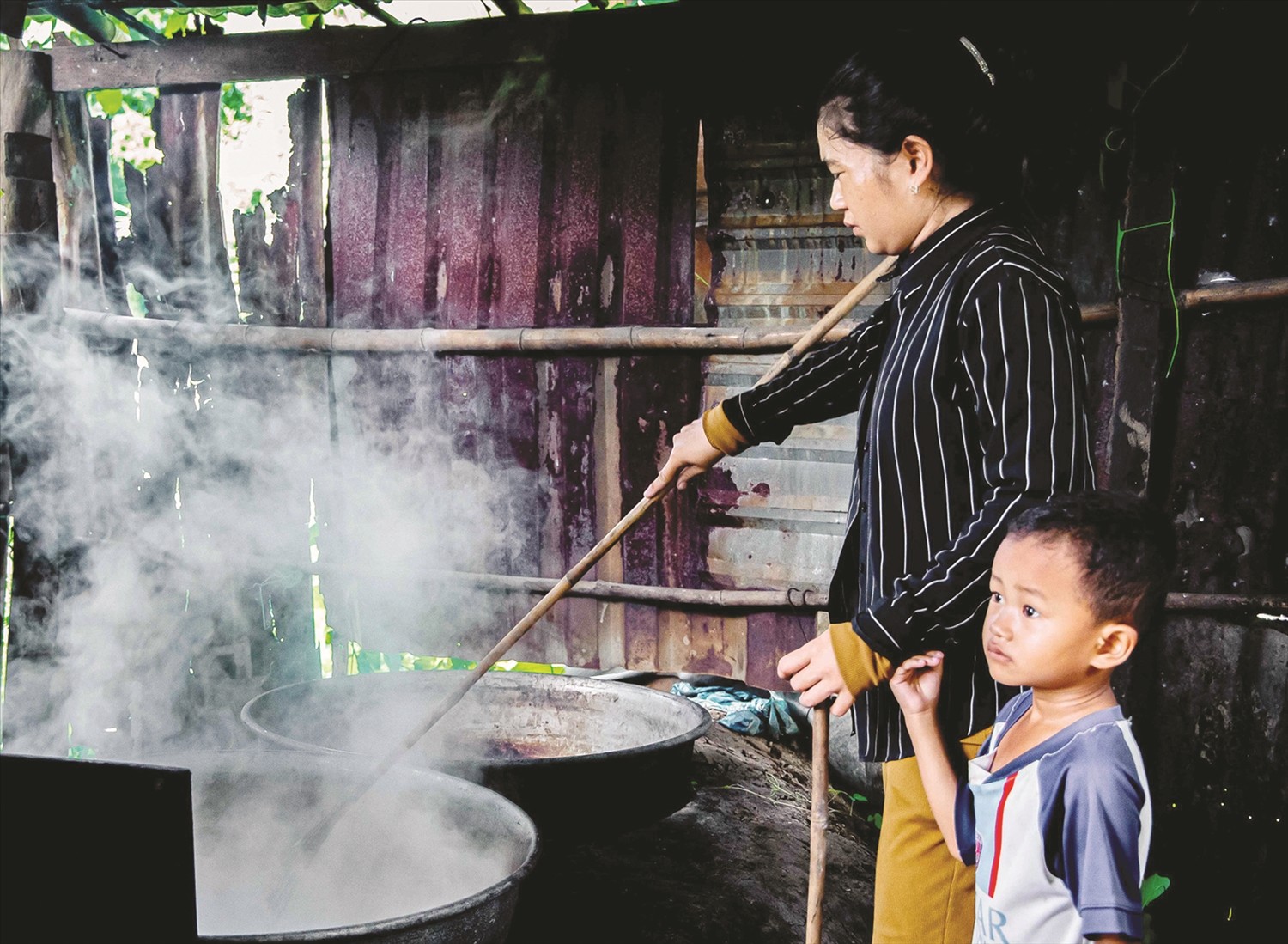 Giữ lửa nghề nấu đường thốt nốt, đặc sản từ vùng Bảy Núi