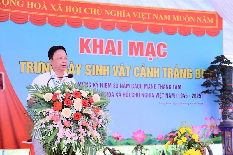 Lãnh đạo Hội Sinh vật cảnh Việt Nam dự Triển lãm sinh vật cảnh Trảng Bom lần thứ nhất