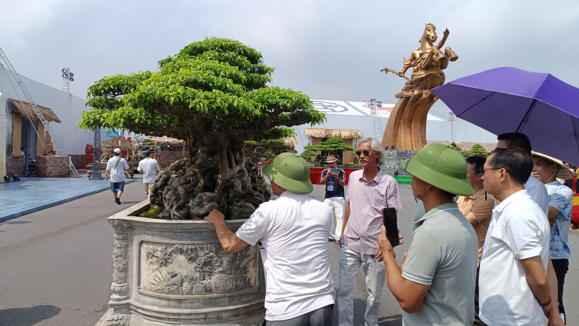 Hội Sinh vật cảnh Hà Nội tái hiện hồn quê trong không gian Triển lãm 80 năm thành tựu quốc gia