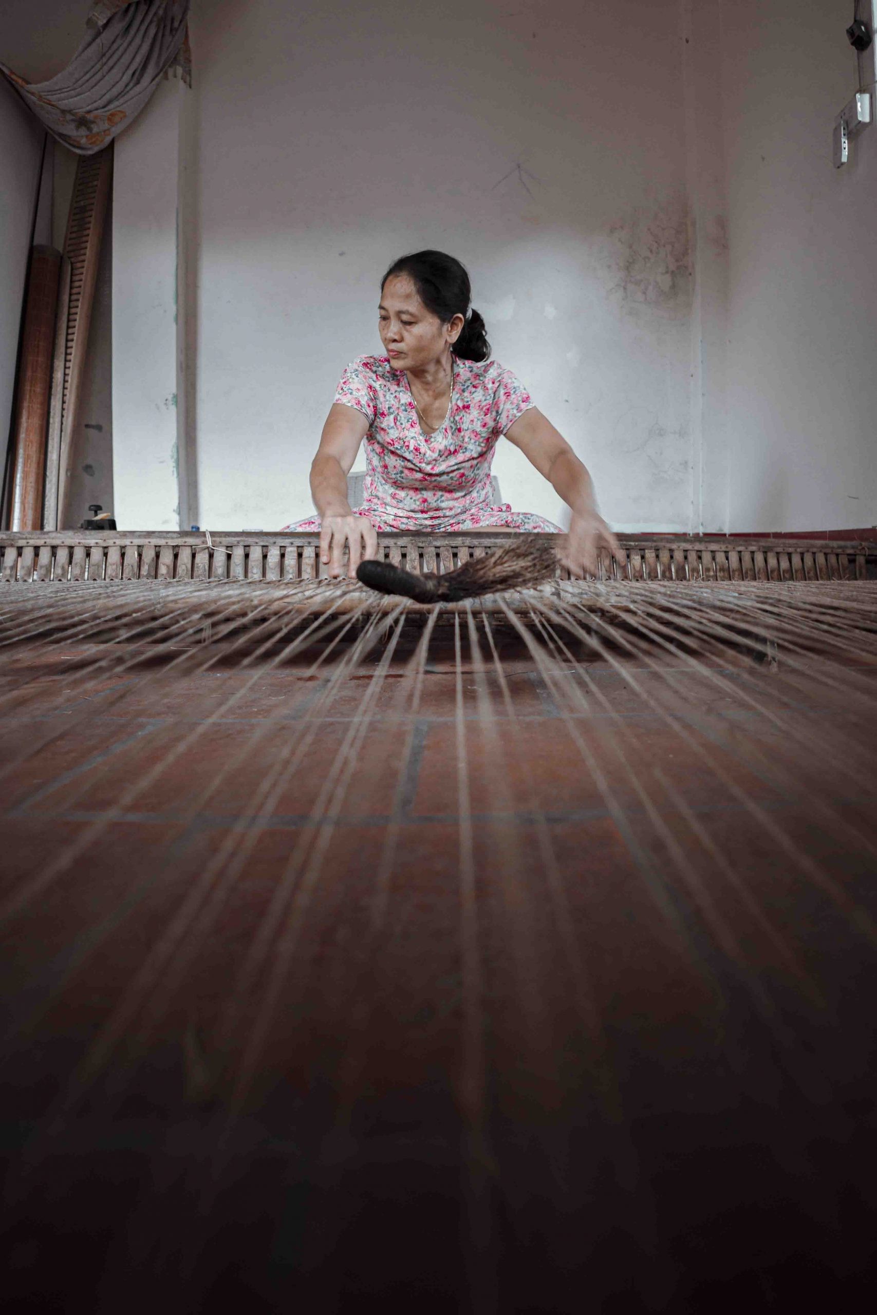 Làng nghề dệt chiếu ở Hưng Yên chuyển mình trong thời hiện đại