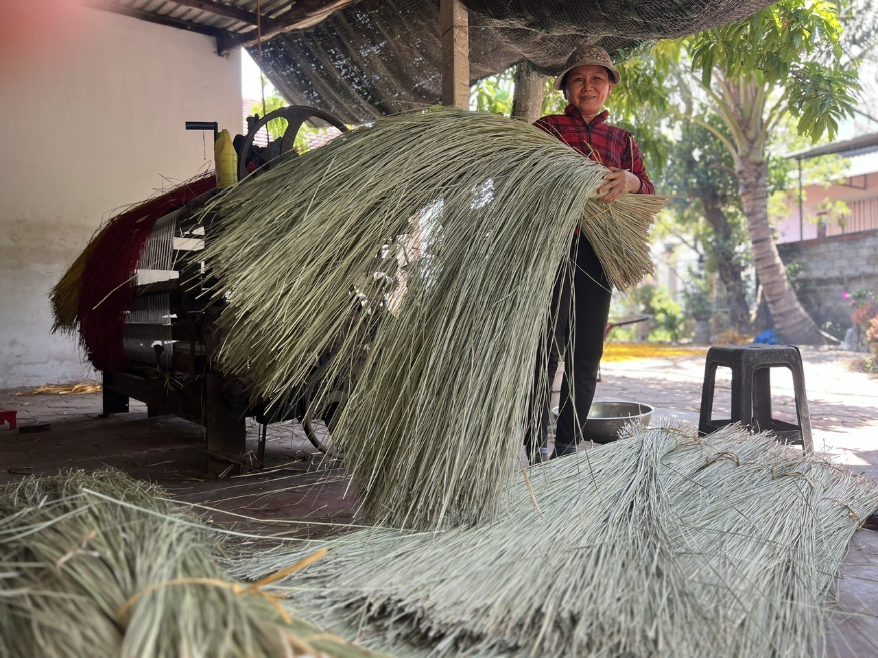 Hơn 300 năm gìn giữ nghề chiếu cói ở Hoài Nhơn