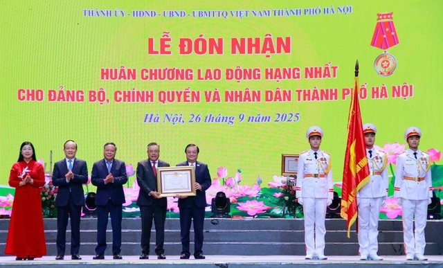 Hà Nội khẳng định thành tựu nông thôn mới, đón nhận Huân chương Lao động hạng Nhất