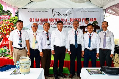 Câu lạc bộ Đá cảnh Nguyên bản – Suiseki Việt Nam chính thức ra mắt: Gắn kết đam mê, lan tỏa nghệ thuật