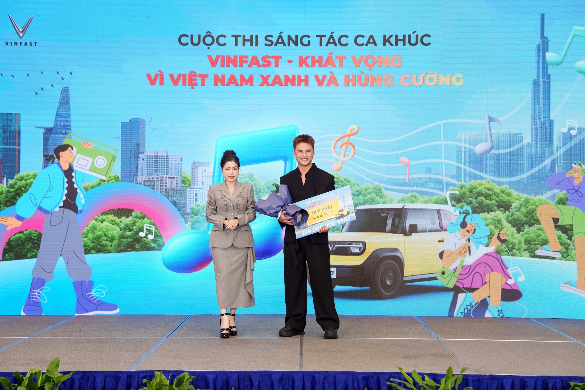 VinFast trao giải cuộc thi sáng tác ca khúc “VinFast – Khát vọng vì Việt Nam Xanh và Hùng cường”