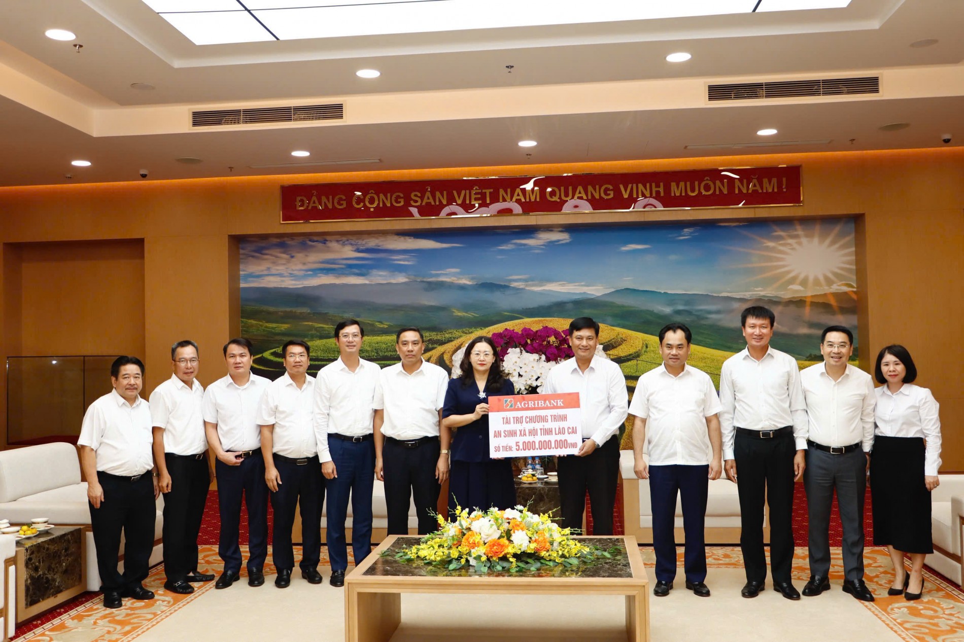 Tổng Giám đốc Agribank Phạm Toàn Vượng: Tháo gỡ khó khăn, tiếp sức cho vùng cao Lào Cai phát triển sau thiên tai
