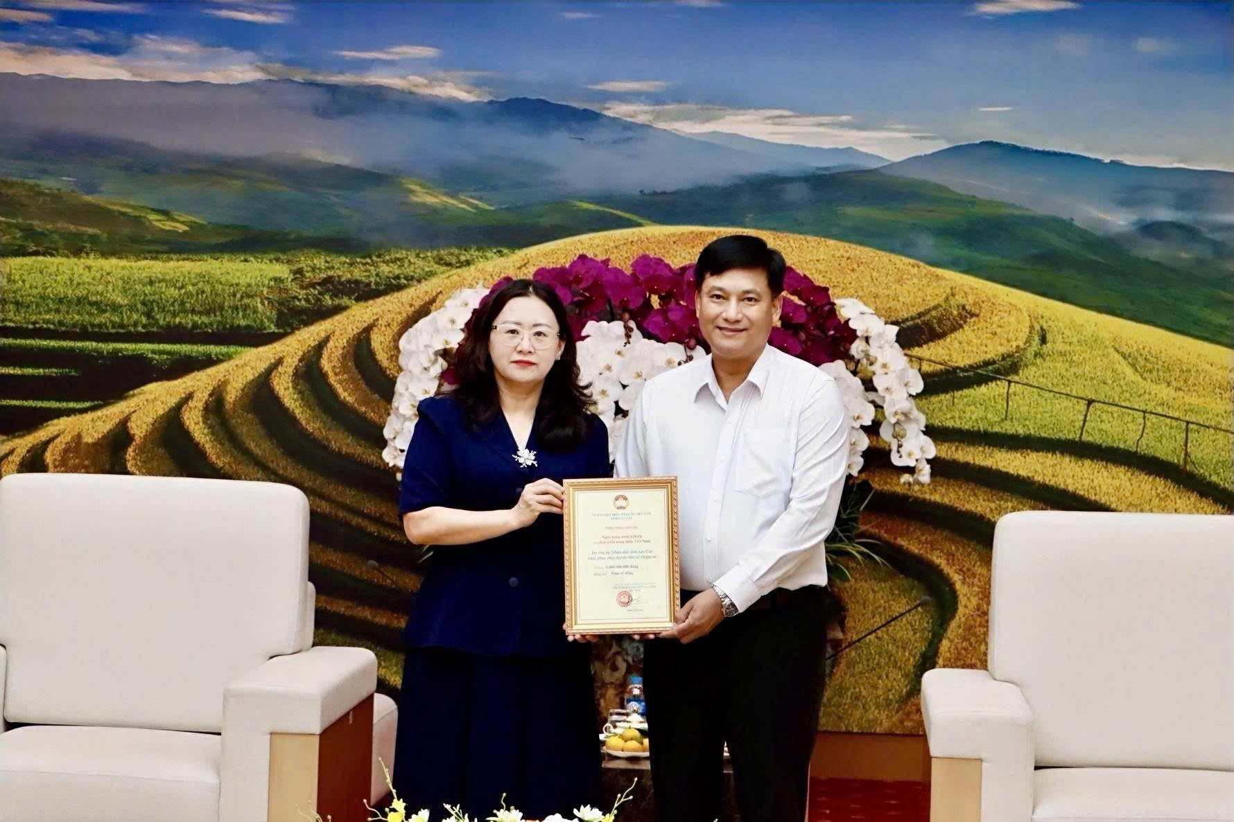 Tổng Giám đốc Agribank Phạm Toàn Vượng: Tháo gỡ khó khăn, tiếp sức cho vùng cao Lào Cai phát triển sau thiên tai