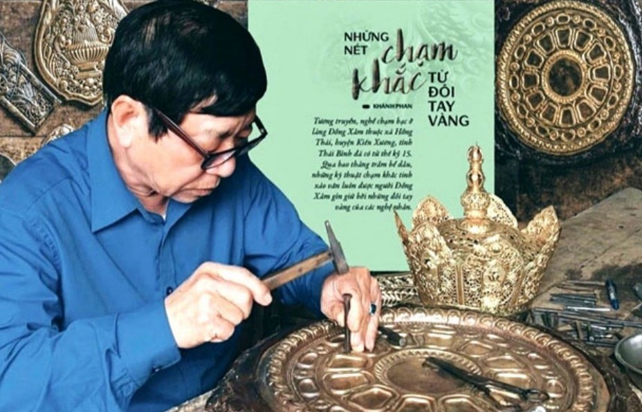 Làng nghề chạm bạc Đồng Xâm: Giữ hồn di sản giữa nhịp sống hiện đại