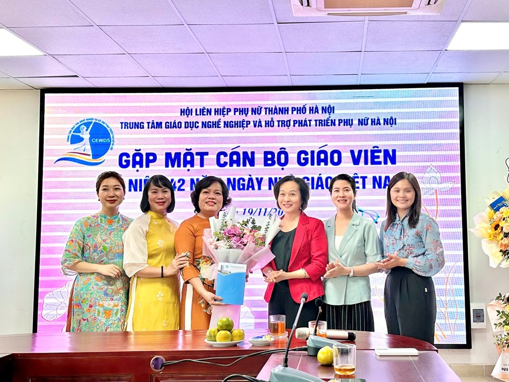 Trung tâm Giáo dục nghề nghiệp và Hỗ trợ phát triển phụ nữ Hà Nội – 39 năm vun đắp tri thức, trao cơ hội, lan tỏa yêu thương