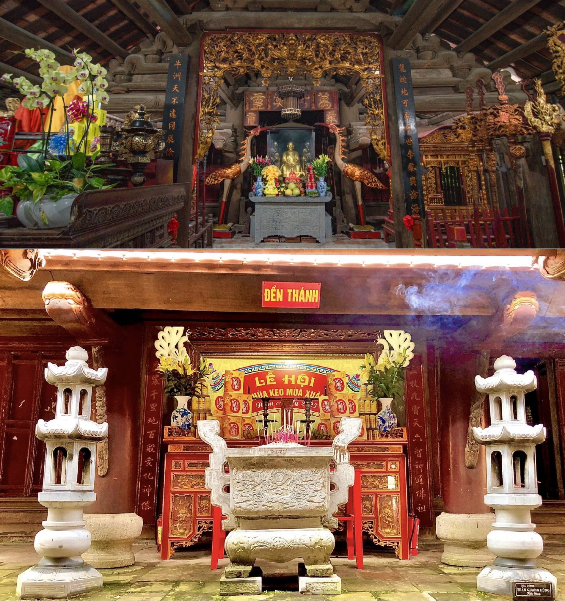 Nghi thức trang hoàng và phục y tượng Thánh Tổ Chùa Keo: Nét đẹp truyền thừa từ xa xưa