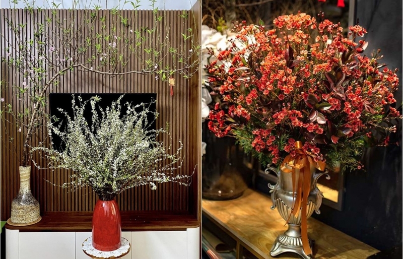 Hoa lạ khoe sắc dịp Tết: Tuyết mai, đào đông đỏ, đỗ quyên ngủ đông hút khách