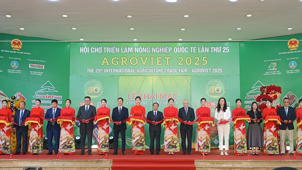 Khai mạc Hội chợ triển lãm Nông nghiệp Quốc tế lần thứ 25 (AgroViet 2025)